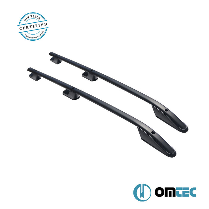 Roof Rail Sport (Black-L2-TR. Ver.) 2 Pcs. Alu. - Opel Vivaro - VAN X83  - (2001-2014)