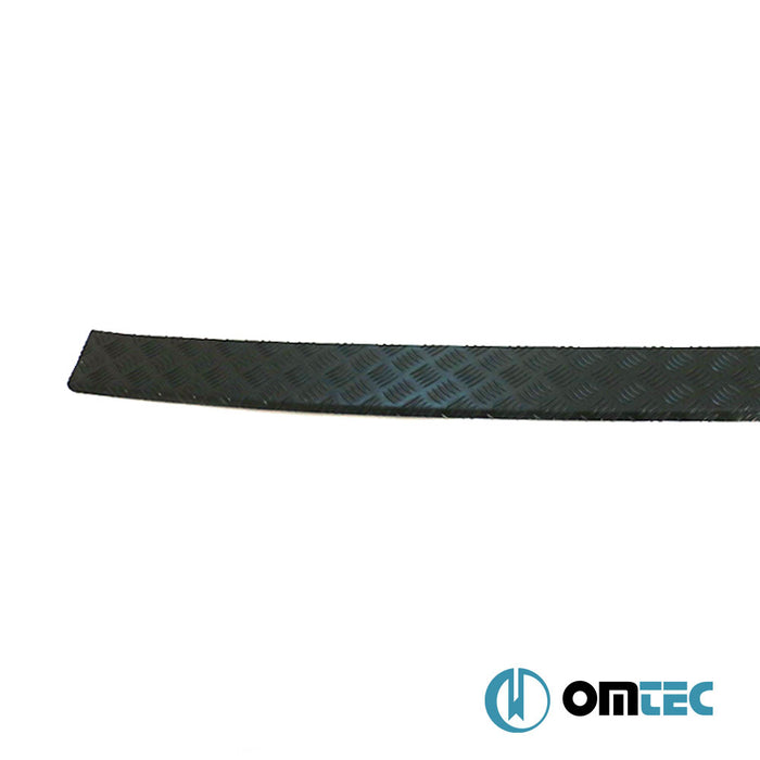 Rear Bumper Sill Cover (Black Anodized) Aluminium - Opel Movano - VAN III - (2010 - )