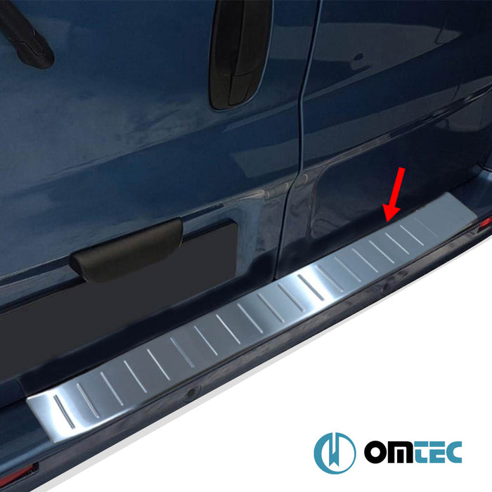 Rear Bumper Sill Cover S.Steel (Brushed) - Renault Master - VAN III - (2010 - 2024)