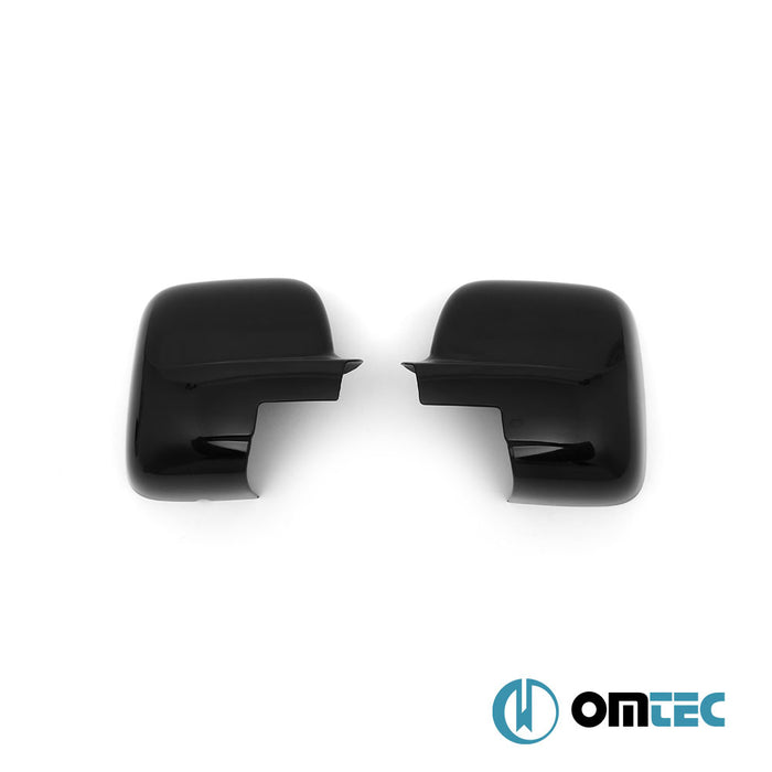 Mirror Cover 2 Pcs. ABS Piano Black - Nissan Nv300 - VAN X82 - (2014 - )