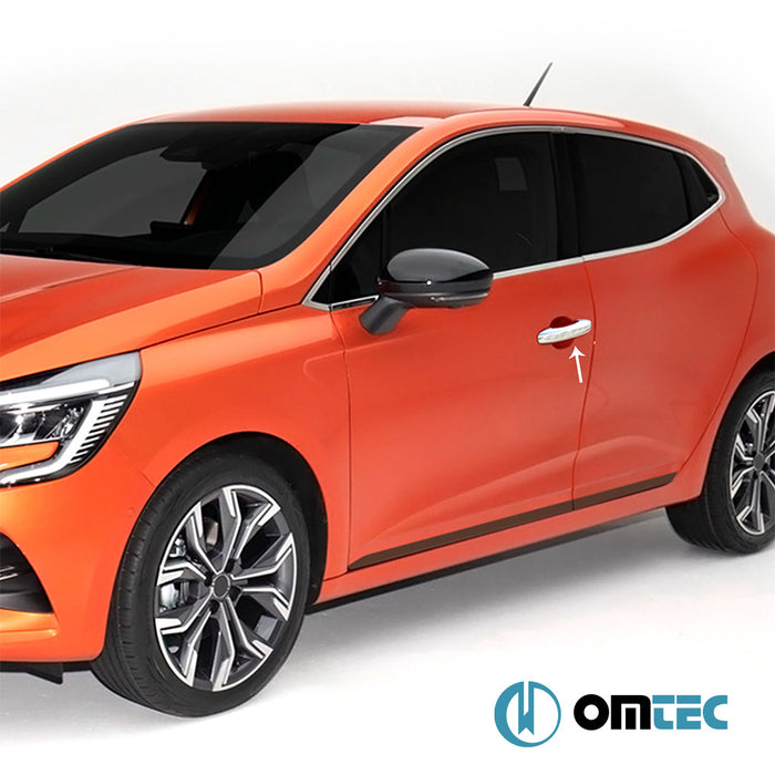 Door Handle Cover 2 Door 4 Pcs. (H1) S.Steel (Gloss) - Renault Rafale - SUV DHN  - (2024-)