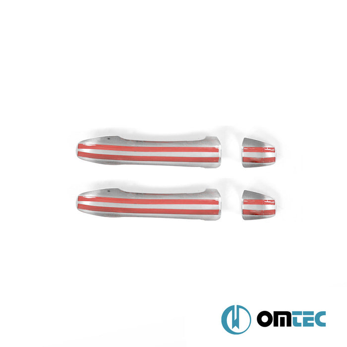 Door Handle Cover 2 Door 4 Pcs. (H1) S.Steel (Gloss) - Renault Rafale - SUV DHN  - (2024-)