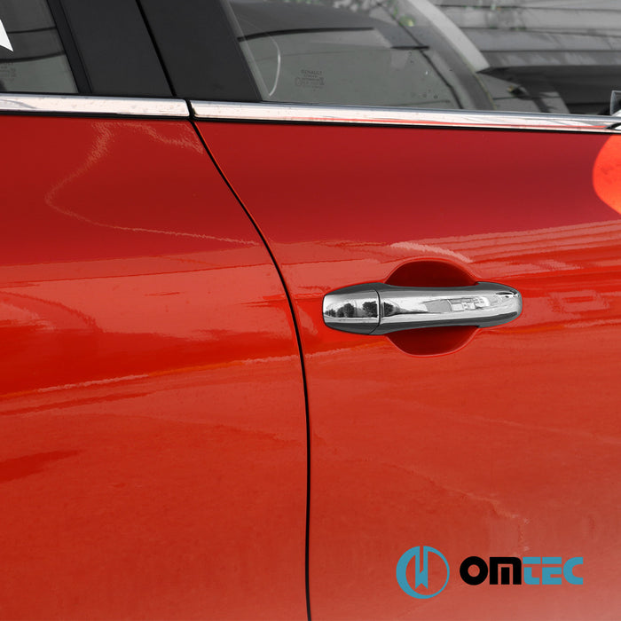 Door Handle Cover 2 Door 4 Pcs. (H1) S.Steel (Gloss) - Renault Rafale - SUV DHN  - (2024-)