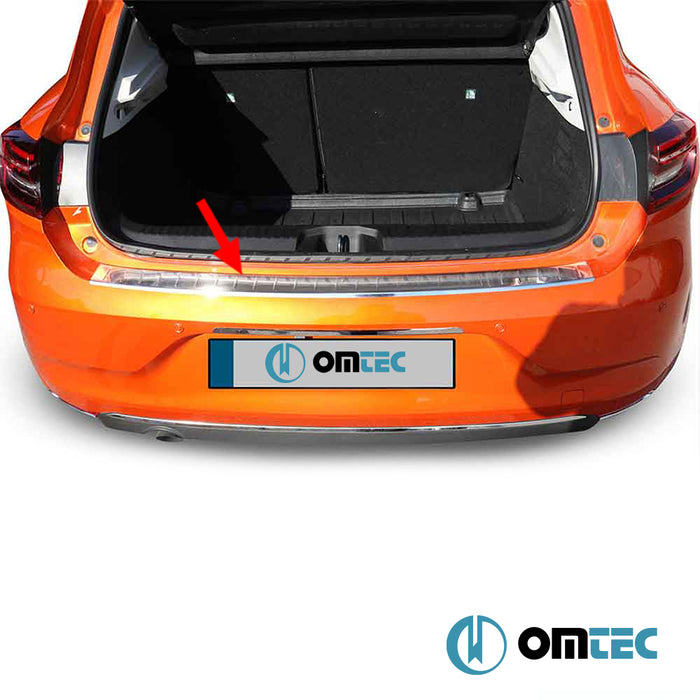 Line Rear Bumper Sill Cover S.Steel (Gloss)  - Renault Clio - HB 5D BJA  - (2019-)