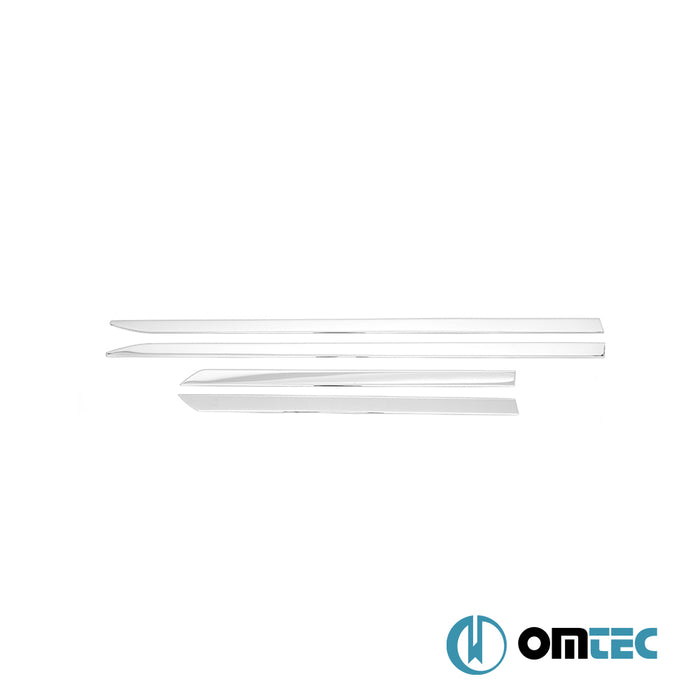 Side Door Streamer 4 Pcs. S.Steel (Gloss)  - Renault Clio - HB 5D BJA FL - (2023-)