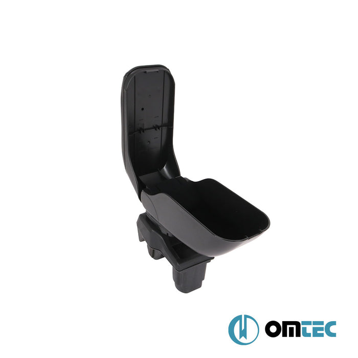 Armrest Box (Leatherette+Sliding+ABS Adapter) Black - Renault Clio - HB 3D BJA - (2019 - )