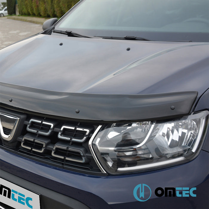 Bonnet Deflector (Black) ABS - Dacia Duster - SUV P1310  - (2024-)