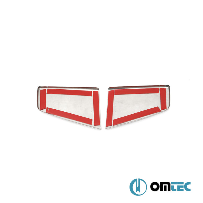 Ön Tampon Plakaları 2 Prç.P.Çelik - Scania R-Series - TRUCK I  - (2004-2017)