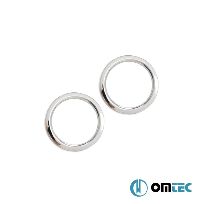 Feu anti brouillard - Contours chromé en inox  - 4 pièces - Scania R-Series - TRUCK I  - (2004-2017)