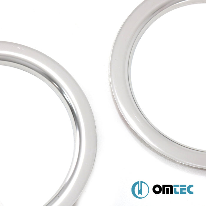 Feu anti brouillard - Contours chromé en inox  - 4 pièces - Scania R-Series - TRUCK I  - (2004-2017)