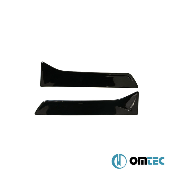 Window Trim 2 Pcs. (Piano Black-ABS) - Seat Leon - HB 5D 5F  - (2012-2019)