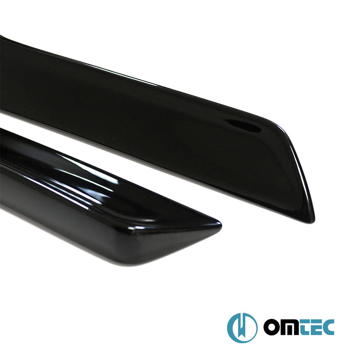 Window Trim 2 Pcs. (Piano Black-ABS) - Seat Leon - HB 5D 5F  - (2012-2019)