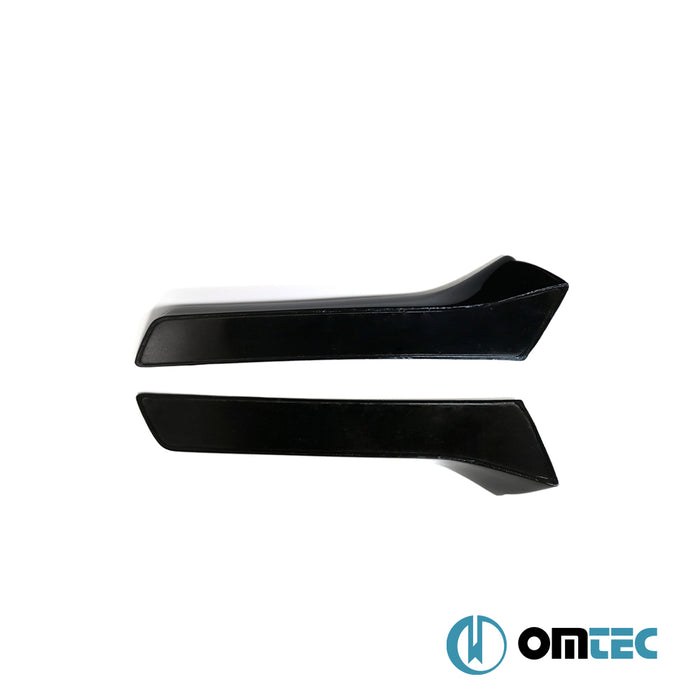 Window Trim 2 Pcs. (Piano Black-ABS) - Seat Leon - HB 5D 5F  - (2012-2019)