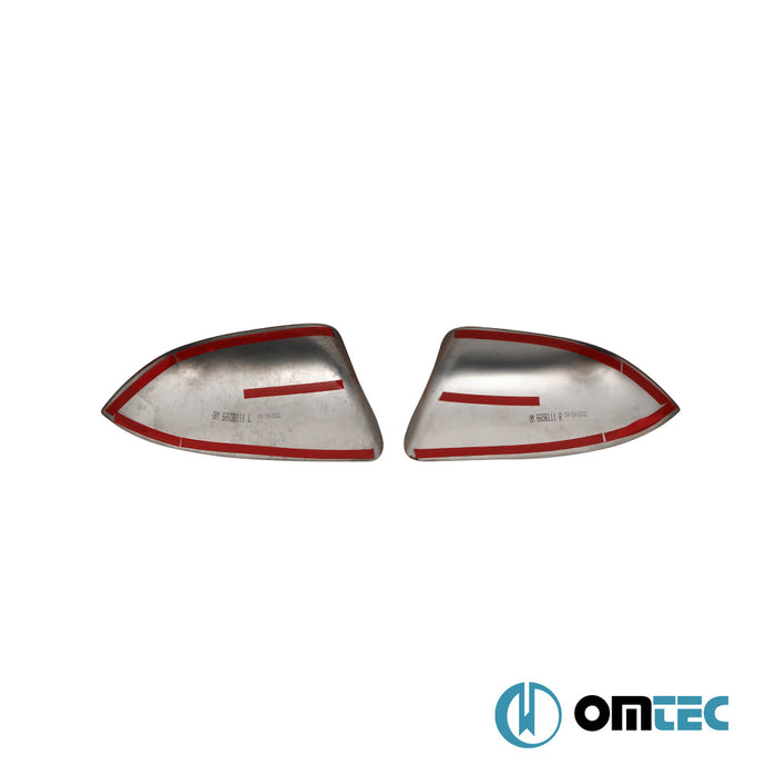 Mirror Cover 2 Pcs. S.Steel (Gloss) - Skoda Superb - SD 3T - (2008 - 2015)