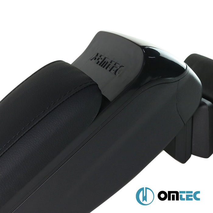 Armrest Box V2 (Leatherette+Sliding+Vacuum Adapter) Black - Skoda Citigo - HB 3D I - (2011 - 2020)