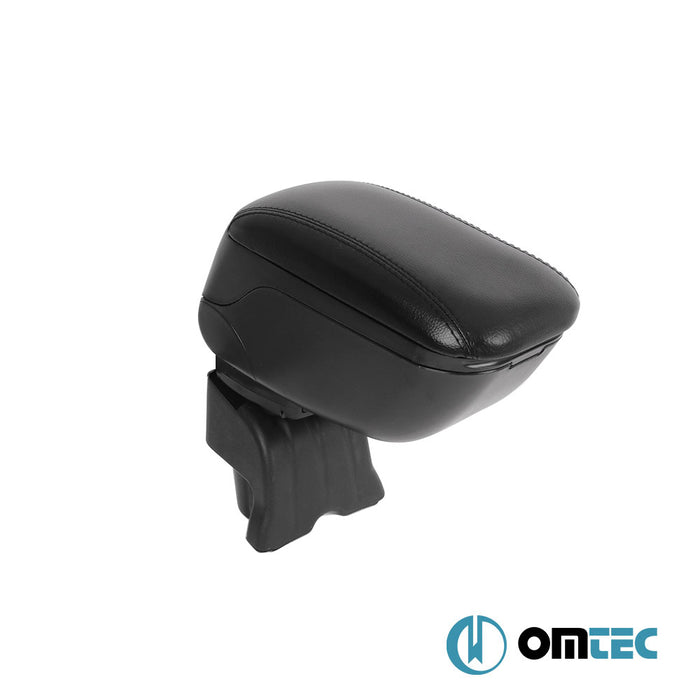 Armrest Box (Leatherette+Sliding+ABS Adapter) Black - Seat Mii - HB 5D KF - (2011 - )