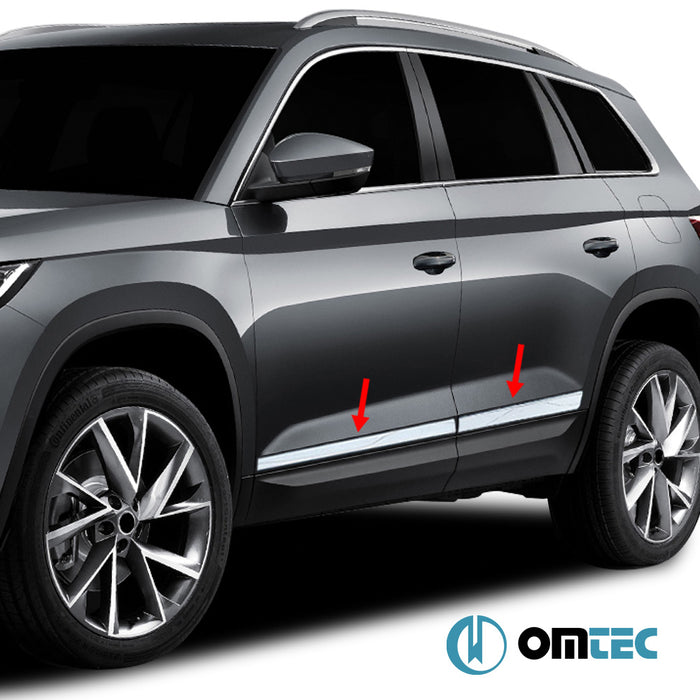 Yan Kapı Çıtası 4 Prç. P.Çelik (Parlak)  - Dfsk Fengon 5 - SUV I  - (2018-)