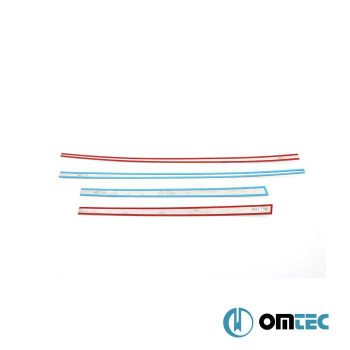 Side Door Streamer 4 Pcs. S.Steel (Gloss)  - Skoda Kodiaq - SUV II  - (2024-)