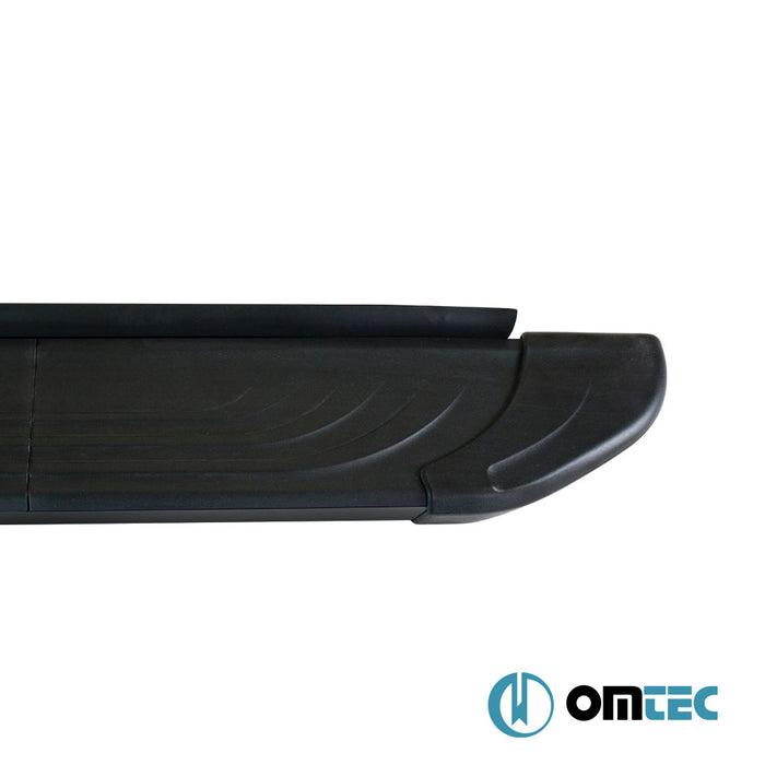 Side Step (APA - Black) 2 Pcs. - SsangYong Rexton - SUV Y400 PRE-FL - (2017 - 2020)