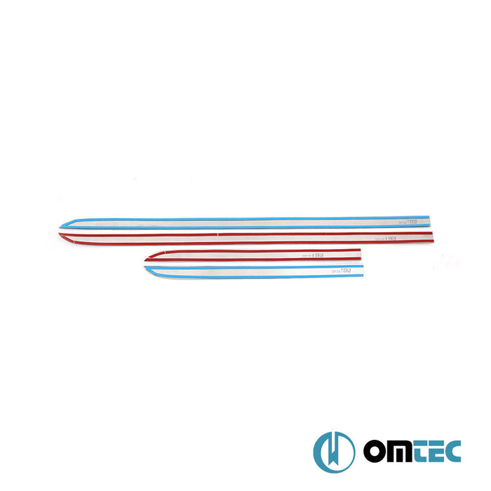 Side Door Streamer 4 Pcs. S.Steel (Gloss)  - Ssangyong Torres - SUV J100  - (2022-)