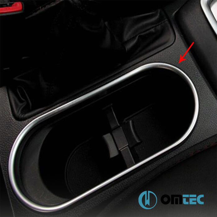 Porte Gobelet -  Contour en inox - 2 Pcs - Subaru Forester - SUV SJ  - (2013-2019)