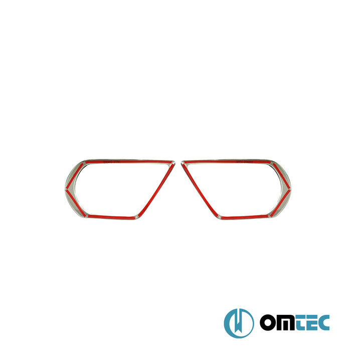 Fog Light Rim 2 Pcs.S.Steel - Subaru Forester - SUV SJ  - (2013-2019)