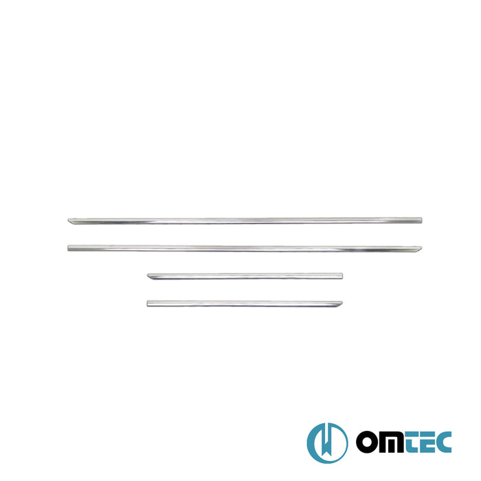 Porte latérale - Baguettes chromées en inox - 4 pièces - Subaru Forester - SUV SJ  - (2013-2019)