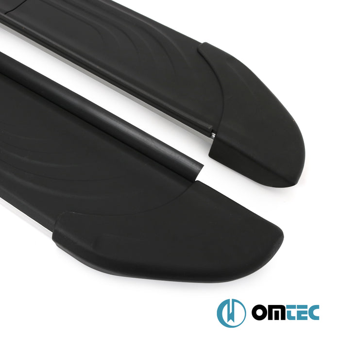 Side Step (APA-Silver) 2 Pcs. - Toyota C-Hr Hybrid - SUV AX20  - (2023-)