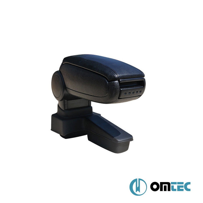 Accoudoir V1 (Cuir Artificiel+Support en ABS) Noir - Volkswagen Bora - SW 1J  - (1999-2006)