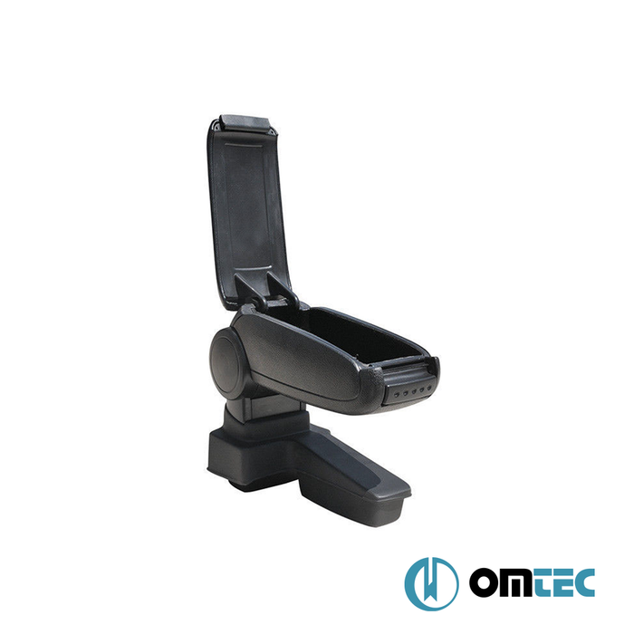 Armrest Box V1 (Leatherette+Vacuum Adapter) Black - Volkswagen Bora - SW 1J - (1999 - 2006)