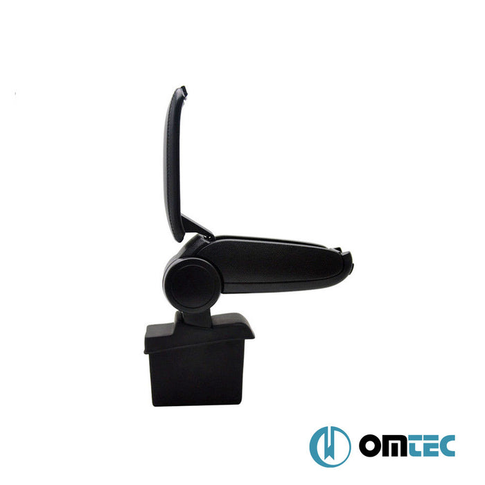 Accoudoir V1 (Cuir Artificiel+Support moulé sous-vide) Noir - Volkswagen Golf - HB 3D Mk5  - (2003-2009)