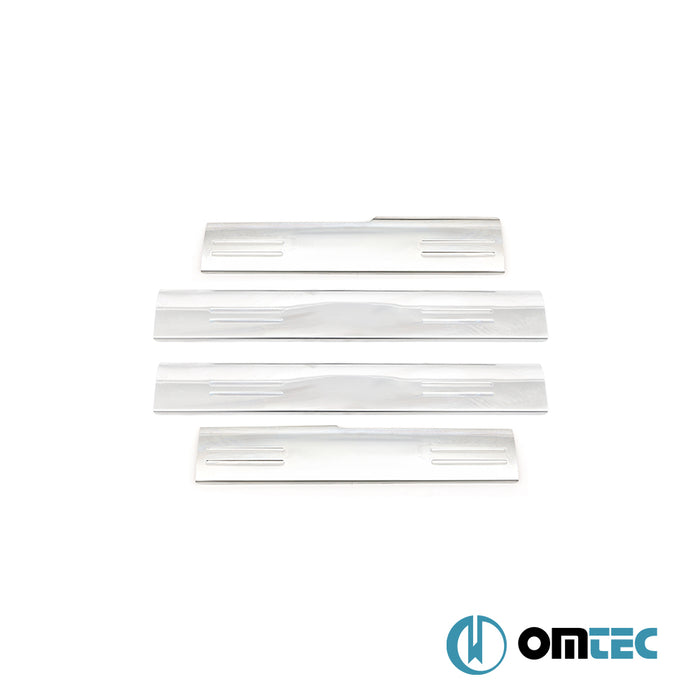 Exclusive Inner Door Sill Cover 4 Pcs. S.Steel - Volkswagen Touran - MPV 1T PRE-FL VE 1. MAKYAJ - (2003-2010)