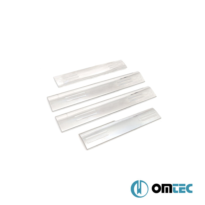 Exclusive Inner Door Sill Cover 4 Pcs. S.Steel - Volkswagen Touran - MPV 1T PRE-FL VE 1. MAKYAJ - (2003-2010)