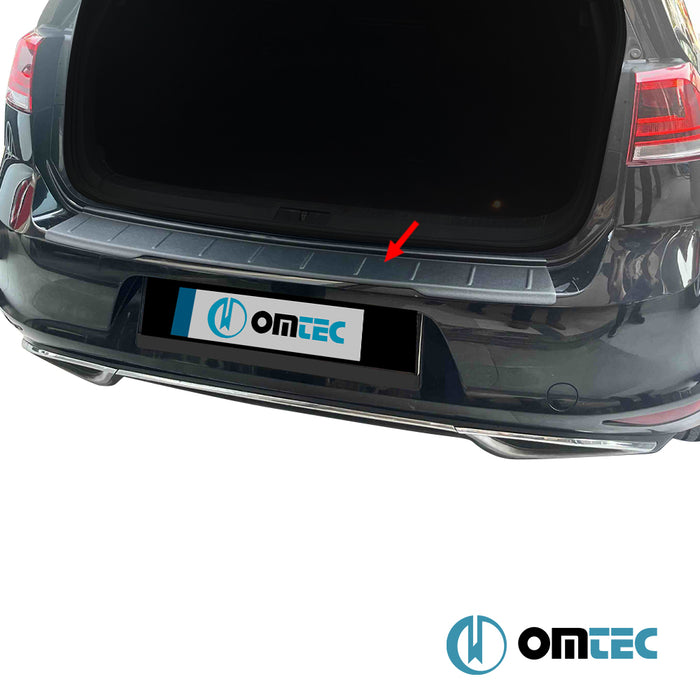 Arka Tampon Eşiği (ABS-Siyah) - Volkswagen Golf - HB 5D Mk7  - (2013-2019)