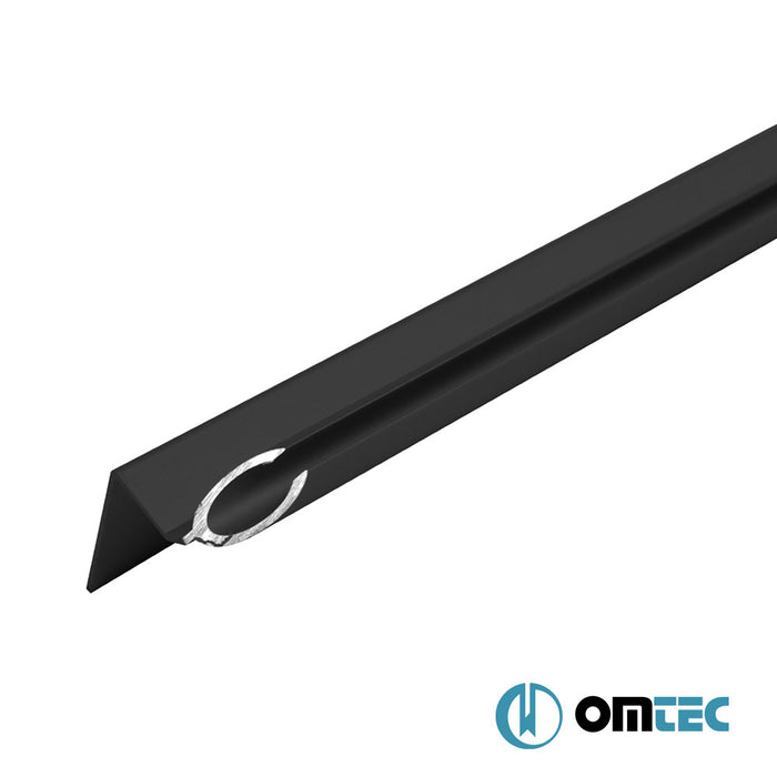Awning Rail (Black) Alu. (L1) - Volkswagen Caddy - MVN 2K PRE-FL VE 1. MAKYAJ - (2003-2015)