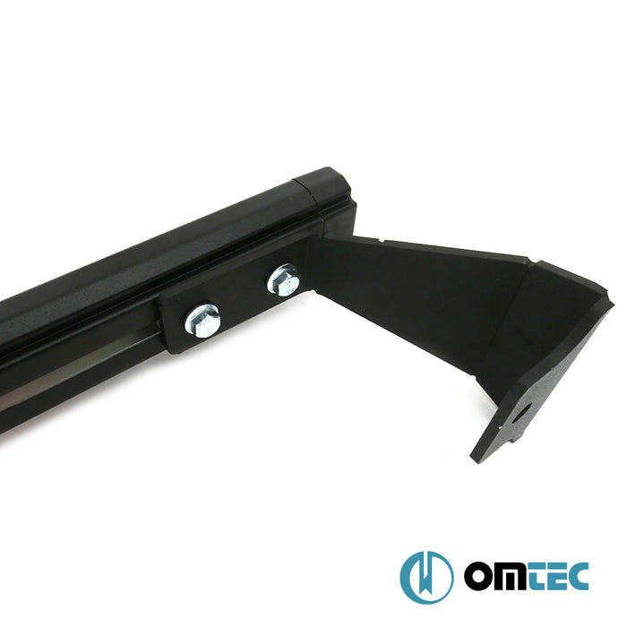 Erbabar Heavy Duty Roof Bar 2 Pcs. (Black)  Alu. - Volkswagen Caddy - MVN 2K PRE-FL - (2003-2010)