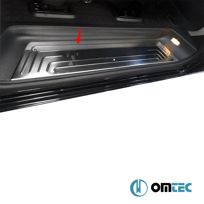 Line Door Sill 3 Pcs. S.Steel - Volkswagen T5 Transporter - VAN T5  - (2003-2015)