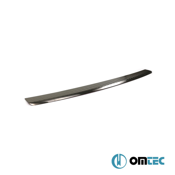 Rear Bumper Sill Cover S.Steel (Black-Brushed) - Volkswagen T5 Caravelle - VAN T5 - (2003 - 2015)