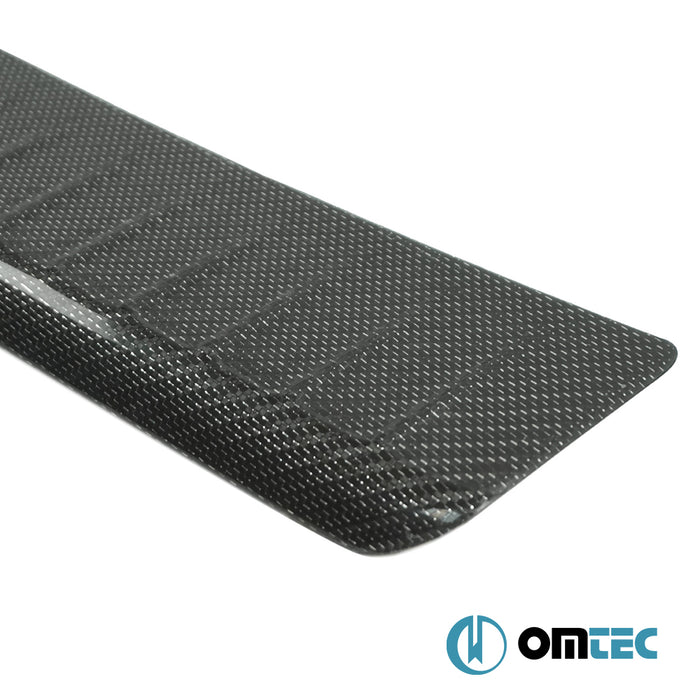 Rear Bumper Sill Cover (Carbon-Silver) - Volkswagen T5 Caravelle - VAN T5  - (2003-2015)