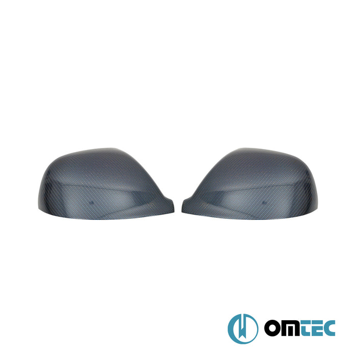 Mirror Cover 2 Pcs. (Carbon) - Volkswagen T5 Multivan - VAN T5 FL - (2010-2015)