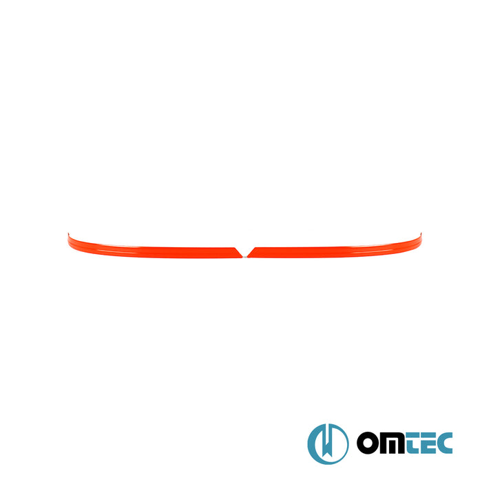 Rétroviseur - Garnitures chromées en inox - 2 pièces (Orange) - Volkswagen T5 Transporter - VAN T5 FL - (2010-2015)