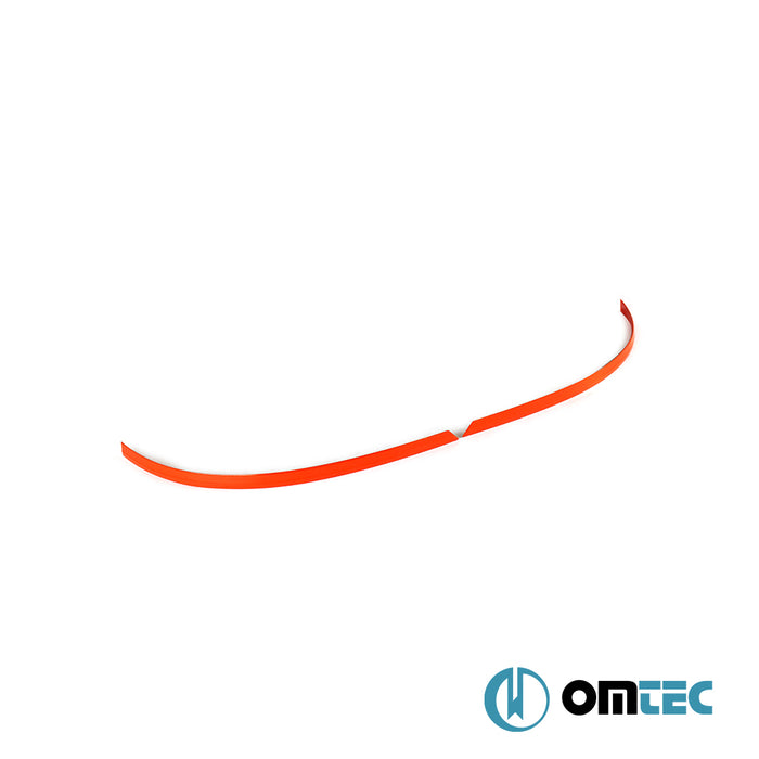 Rétroviseur - Garnitures chromées en inox - 2 pièces (Orange) - Volkswagen T5 Transporter - VAN T5 FL - (2010-2015)