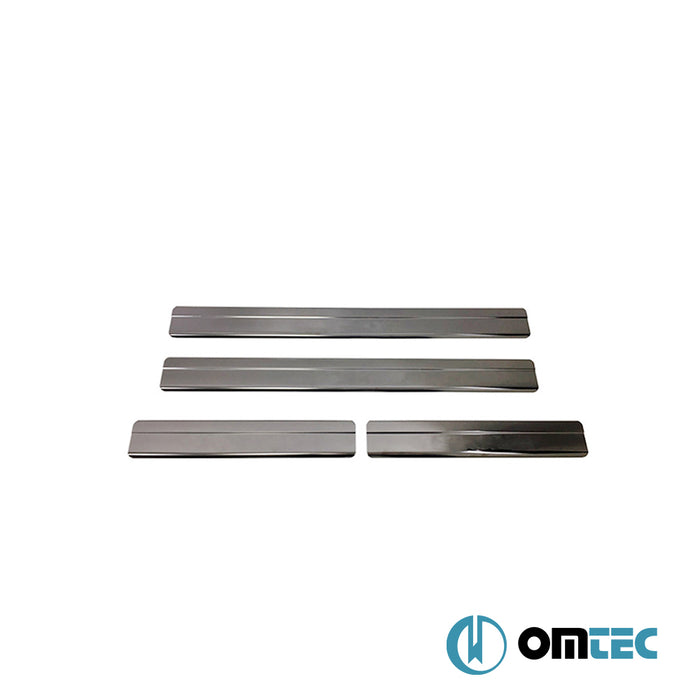 Line Door Sill 4 Pcs. S.Steel (Black) - Volkswagen Amarok - PK 2H  - (2010-2022)