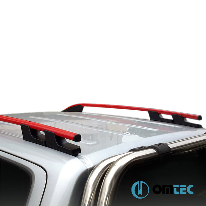 Barres de Toit Longitudinales 2 Pcs.(Rouge) - Volkswagen Amarok - PK 2H  - (2010-2022)