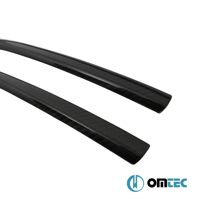 Front Bumper Streamer 3 Pcs. (Carbon) - Volkswagen T6 Caravelle - VAN T6 PRE-FL - (2015 - 2019)