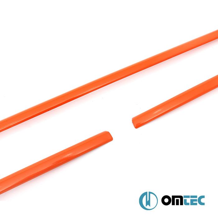 Ön Tampon Alt Izgara 3 Prç. P.Çelik (Turuncu) - Volkswagen T6 Transporter - VAN T6  - (2015-2024)