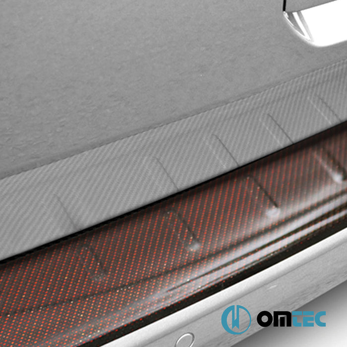 Arka Tampon Eşiği (Karbon-Kırmızı) - Volkswagen T6 Transporter - VAN T6  - (2015-2024)