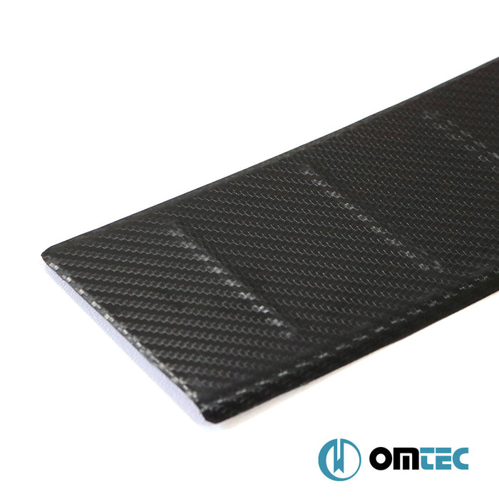 Pare chocs arrière (Inox + Feuille De Carbone) - Volkswagen Touran - MPV 5T  - (2015-)