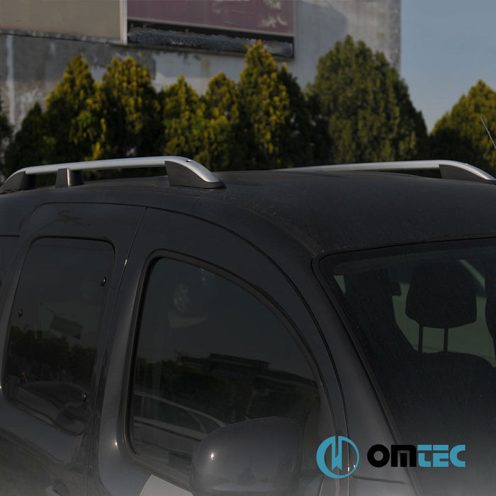 Barres de Toit Longitudinales (Elegance) Gris 2 pcs. Alu. (L1) - Ford Transit Connect - MVN SB  - (2021-)