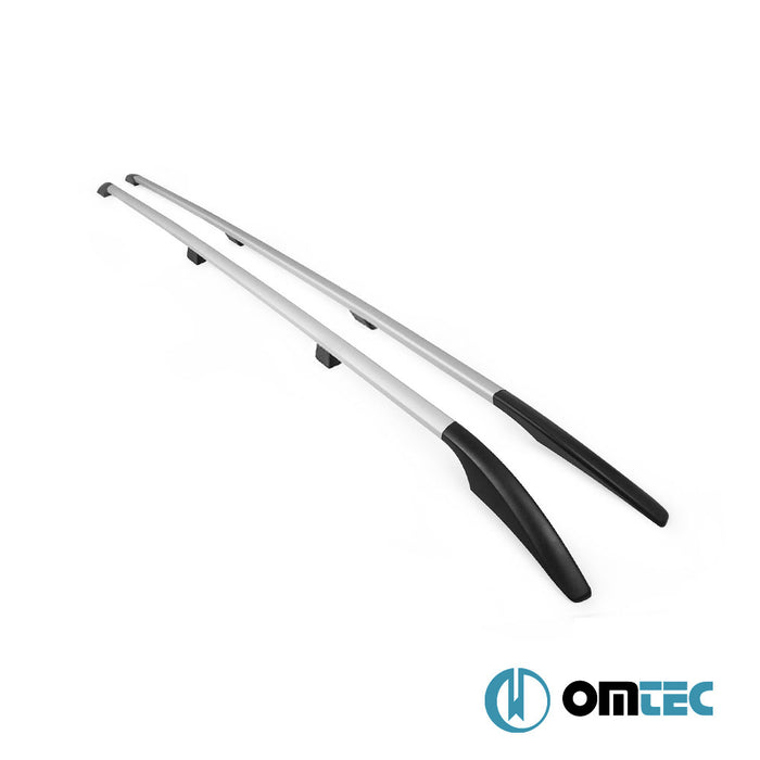 Barres de Toit Longitudinales (Solid-Fixation en Vissage) Gris 2 pcs. Alu.(L2) - Ford Transit Connect - MVN SB  - (2021-)